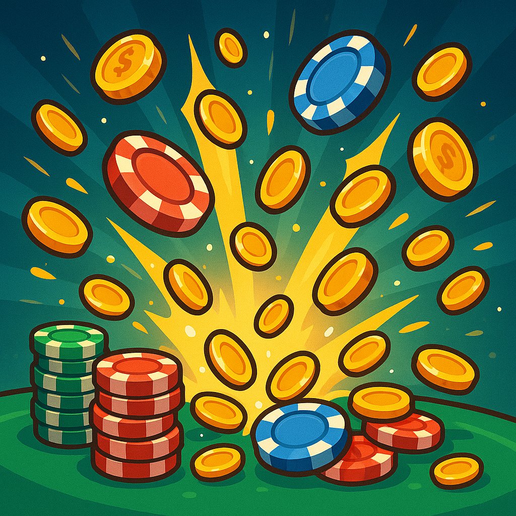 ligavip Mega Sevens slot game interface on mobile phone screen showing reel layout and spin button